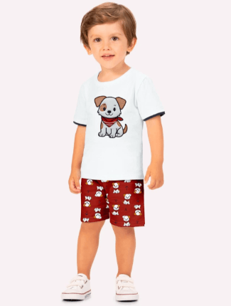 CONJUNTO INFANTIL - MASCULINO - TAMANHO 1 AO 3 #1001876 - KYLY