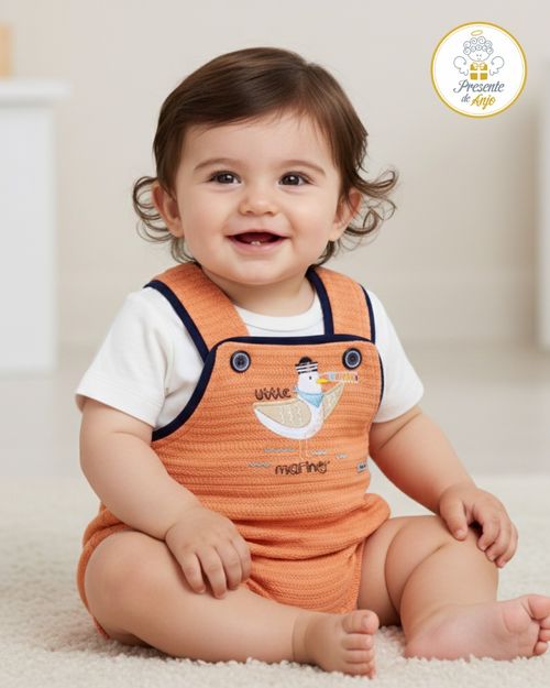 CONJUNTO ROMPER INFANTIL- TAMANHO P AO G #26348 - PRESENTE DE ANJO