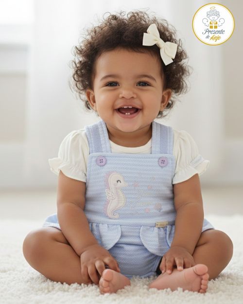 CONJUNTO ROMPER INFANTIL- TAMANHO P AO G #26345 - PRESENTE DE ANJO