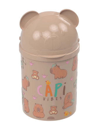 LIXEIRA LUDICA CAPIVARA 940ML # 18896 - PLASUTIL