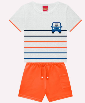 CONJUNTO INFANTIL - MASCULINO - TAMANHO 1 AO G #1001874 - KYLY