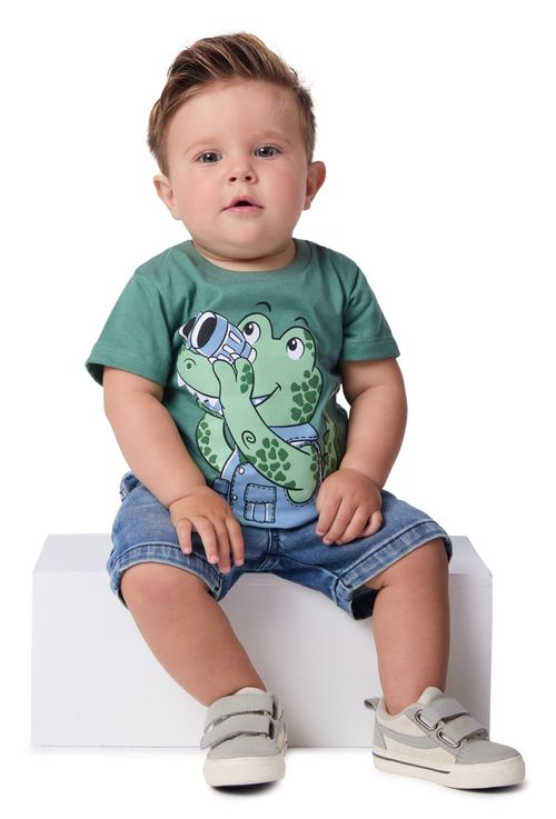 CAMISETA INFANTIL - TAMANHO 1 AO 3 #18862 - TEDDY