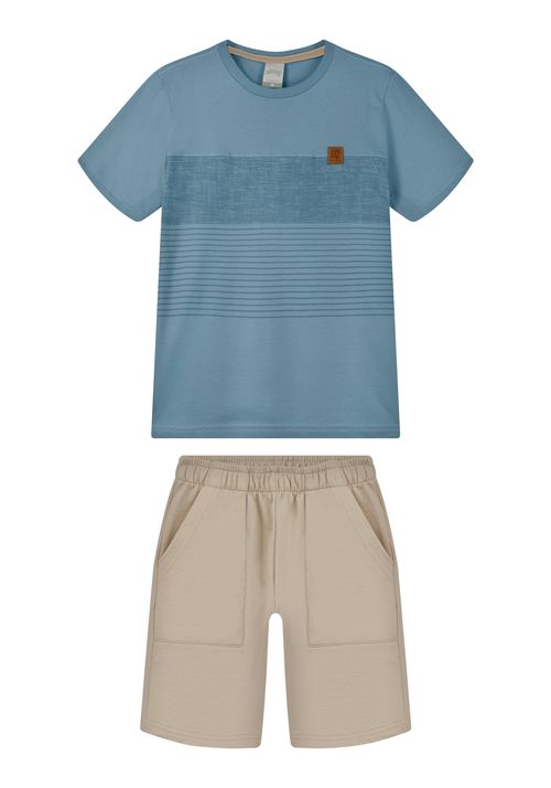 CONJUNTO MASCULINO 4 AO 10 # A0518 - LUNENDER ALAKAZOO