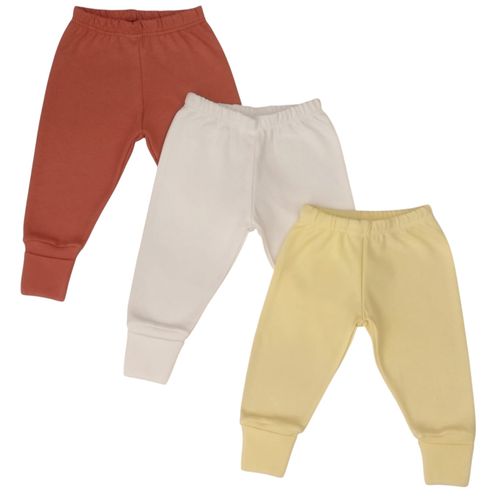 KIT CULOTE PÉ REVERSÍVEL - 3 UNIDADES - TAMANHO RN AO G # 6433049 - BABY BEST