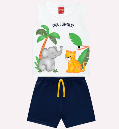 CONJUNTO MASCULINO INFANTIL - TAMANHO 1 AO 3 1001865 - KYLY