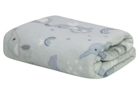COBERTOR BABY MICROFIBRA - 90X110 - ELEFANTE #1.12615.17.4632 - CAMESA