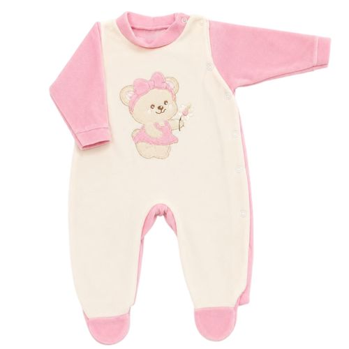 MACACÃO LONGO PLUSH - FEMININO - TAMANHO RN AO G #5002M - KORTE REKORTE