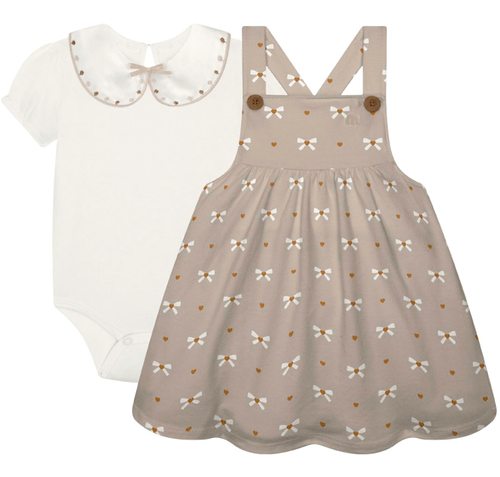 CONJUNTO FEMININO - INFANTIL - TAMANHO 6 AO 18 MESES #2001836 - MILON