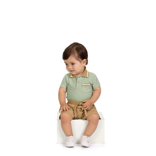 CONJUNTO MASCULINO - INFANTIL -  TAMANHO 6 A 18M # 2001865 - MILON