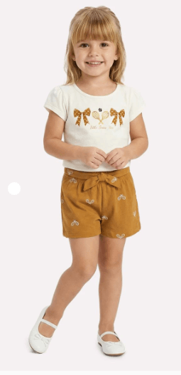 CONJUNTO FEMININO - INFANTIL -  TAMANHO 2 AO 3 #2001736 - MILON