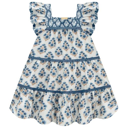 VESTIDO INFANTIL - FEMININO -  TAMANHO 2 AO 3 # 2001756 - MILON