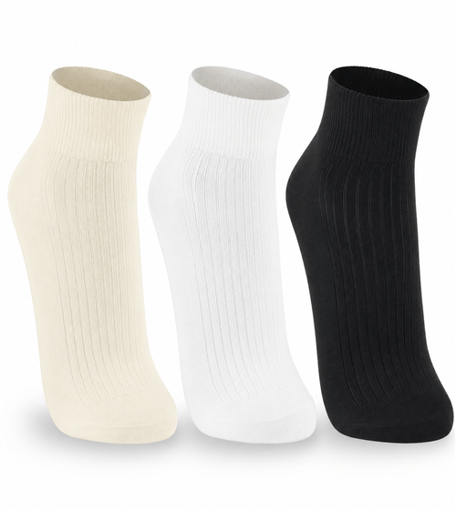 KIT MEIA 3 PARES- TAMANHO 34 A 39#04536-089 LUPO