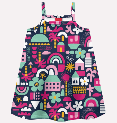 VESTIDO FEMININO - INFANTIL - TAMANHO 1 AO 3 #1001800 - KYLY