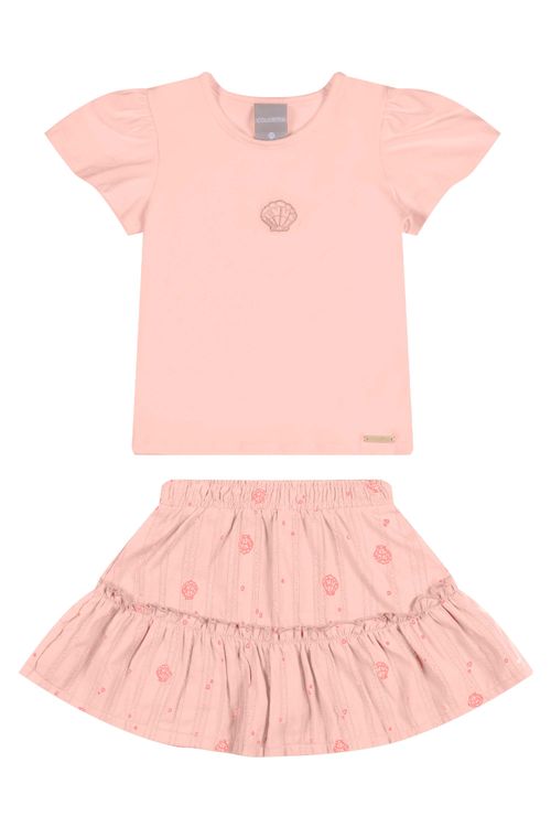 CONJUNTO FEMININO -  INFANTIL  - TAMANHO 1 AO 3 # 73436 - ELIAN