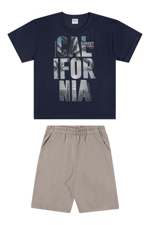 CONJUNTO MASCULINO -  INFANTIL  - TAMANHO 4 AO 8 # 241489 - ELIAN