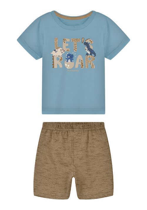 CONJUNTO MASCULINO 2 AO 3 # A0540 - LUNENDER ALAKAZOO