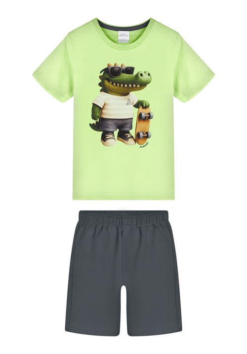 CONJUNTO MASCULINO 2 AO 3 # A0558 - LUNENDER ALAKAZOO