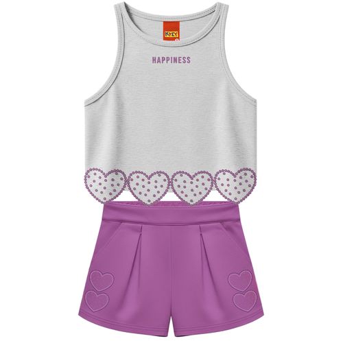 CONJUNTO INFANTIL - FEMININO - TAMANHO 4 AO 8 # 1001845 - KYLY