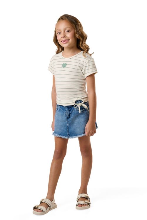BLUSA FEMININA - TAMANHO 4 AO 10 #10162 - BRINCAR E ARTE