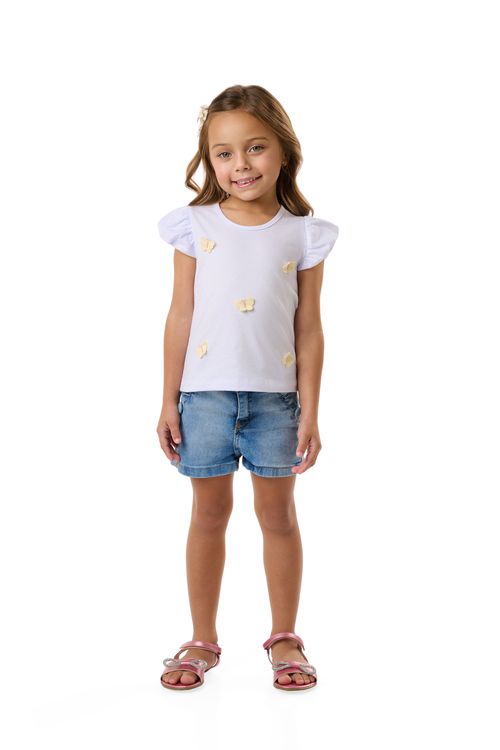 BLUSA FEMININA - TAMANHO 1 AO 3 #10144 - BRINCAR E ARTE