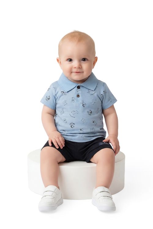 CONJUNTO MASCULINO - TAMANHO P AO G #10246 - BRINCAR E ARTE