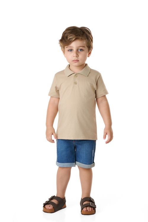 POLO MASCULINA - TAMANHO 1 AO 3 #9547 - BRINCAR E ARTE