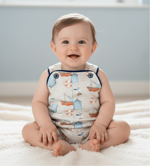 JARDINEIRA  INFANTIL - MASCULINO - TAMANHO P AO G #26384 - PRESENTE DE ANJO