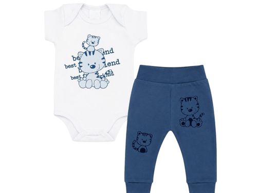 CONJUNTO BODY MANGA CURTA+ CULOTE - TAMANHO RN AO G #1490/91 - KORTE REKORTE