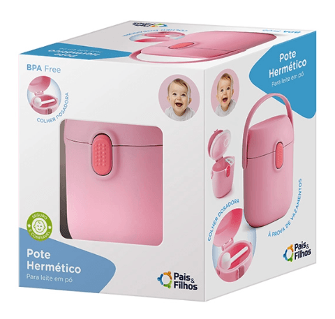 POTE HERMETICO PARA LEITE EM  PÓ # 793831 - GALA PAIS&FILHOS