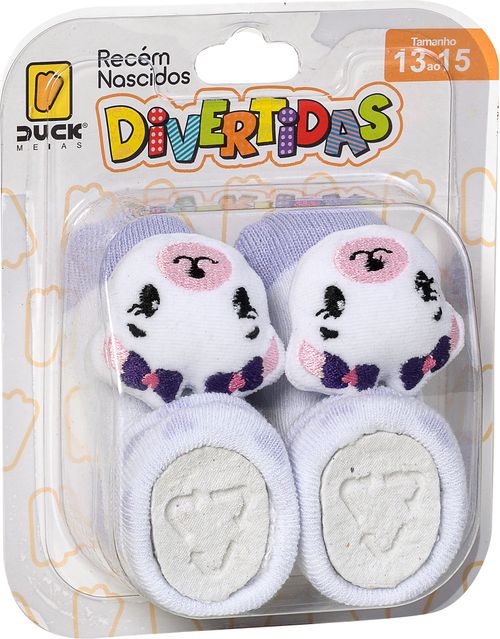 MEIA DIVERTIDA - TAMANHO 13 AO 15 #1924403305 - CONDE DUCK