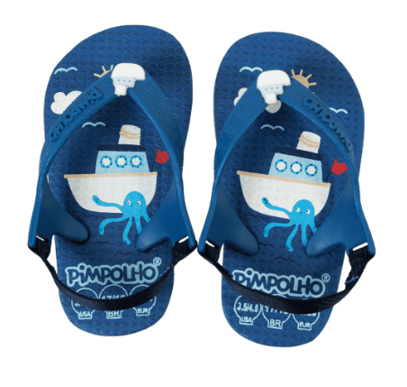 SANDÁLIA PRAIANA BABY -  MASCULINO - TAMANHO 17 AO 23 # 0074539 - PIMPOLHO