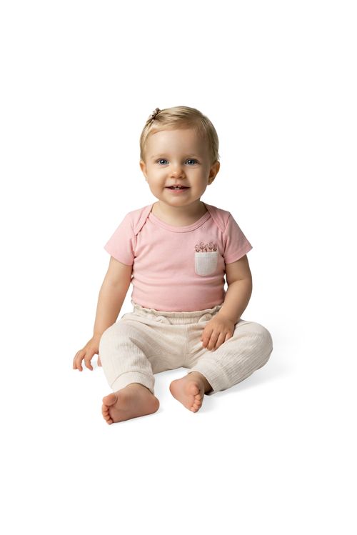 KIT BODY MANGA CURTA - 3 UNIDADES - TAMANHO RN AO G #EM15224 - BABY DUFY