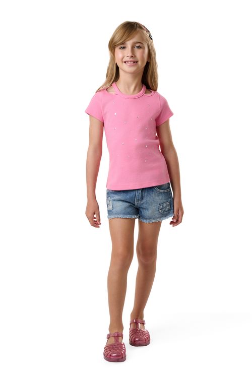 BLUSA FEMININA - TAMANHO 4 AO 10 #10167 - BRINCAR E ARTE