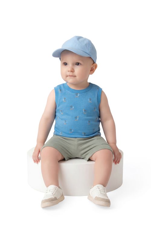 CONJUNTO MASCULINO - TAMANHO P AO G #10237 - BRINCAR E ARTE