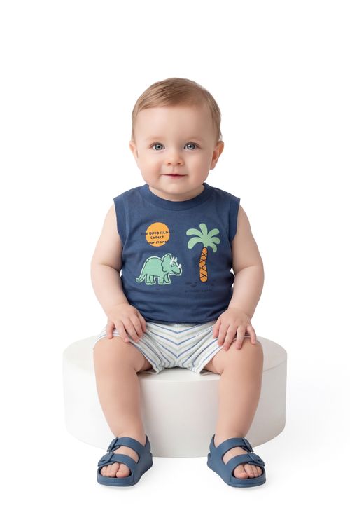 CONJUNTO MASCULINO - TAMANHO P AO G #10242 - BRINCAR E ARTE