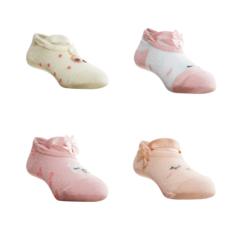 MEIA SAPATILHA COLORIDA - FEMININO - TAMANHO 00 A 15 # 0301773 - PIMPOLHO