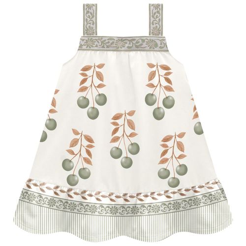 VESTIDO INFANTIL - FEMININO - TAMANHO 4 AO 8 # 2001721 - MILON