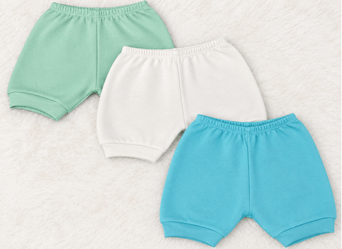 KIT SHORTS - 3 UNIDADES - TAMANHO P AO G #300967 - MAFESSONI