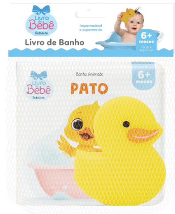 LIVRO DE BANHO ANIMADO - PATO #669945 - TODOLIVRO
