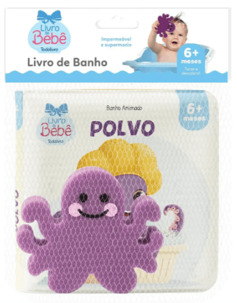 LIVRO DE BANHO ANIMADO - POLVO #669969 - TODOLIVRO