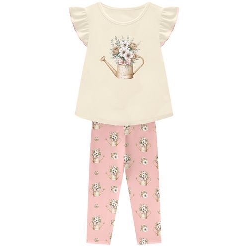 CONJUNTO FEMININO -  INFANTIL  - TAMANHO 2 AO 3 # 2002017 - MILON