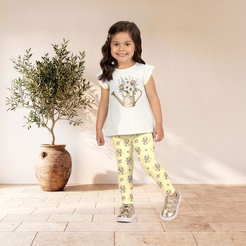 CONJUNTO FEMININO -  INFANTIL  - TAMANHO 4 AO 8 # 2002017 - MILON